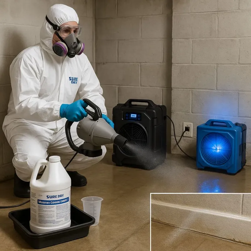 Sanitization and Odor Removal process in Bristol, CT